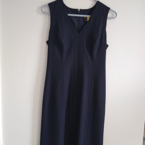 Ann Taylor Dresses & Skirts - Ann Taylor Little Dark Blue Dress: Fully Lined